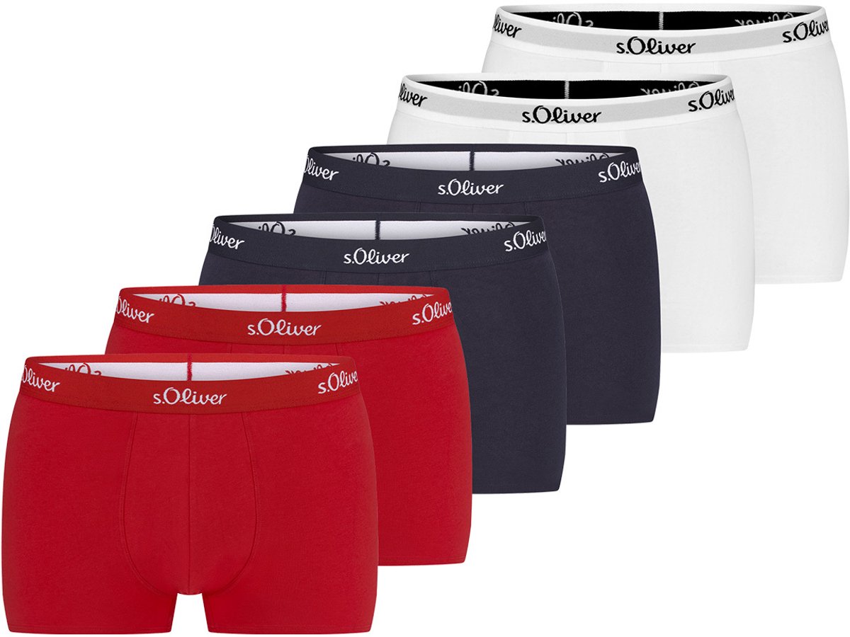 s.Oliver Heren retro short / pant 6 pack Basic