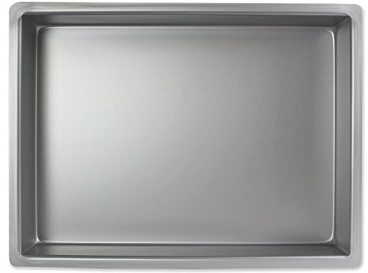 Aluminium Langwerpige Cakepan 9 x 12 x 3 Inch - Diepe Bakvorm voor Taarten en Cakes