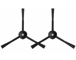 2x Zijborstels geschikt voor Eufy X8 Pro/X8 Pro SES Robotstofzuiger - side brush borstel veger