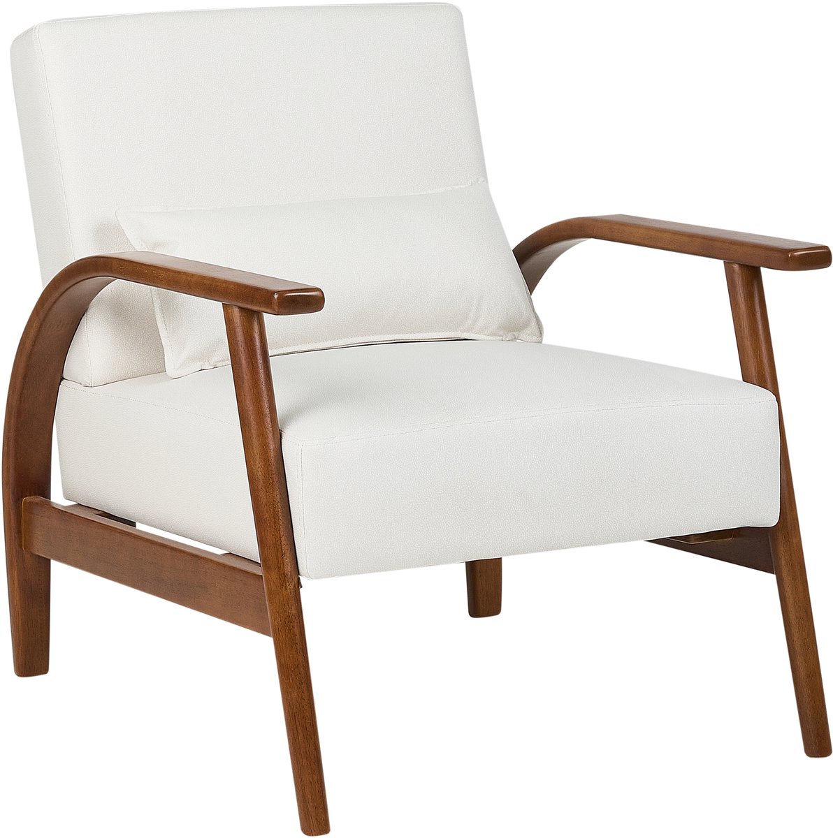 BELIANI SKARA Fauteuil Bruin Kunstleer Retro Stijl