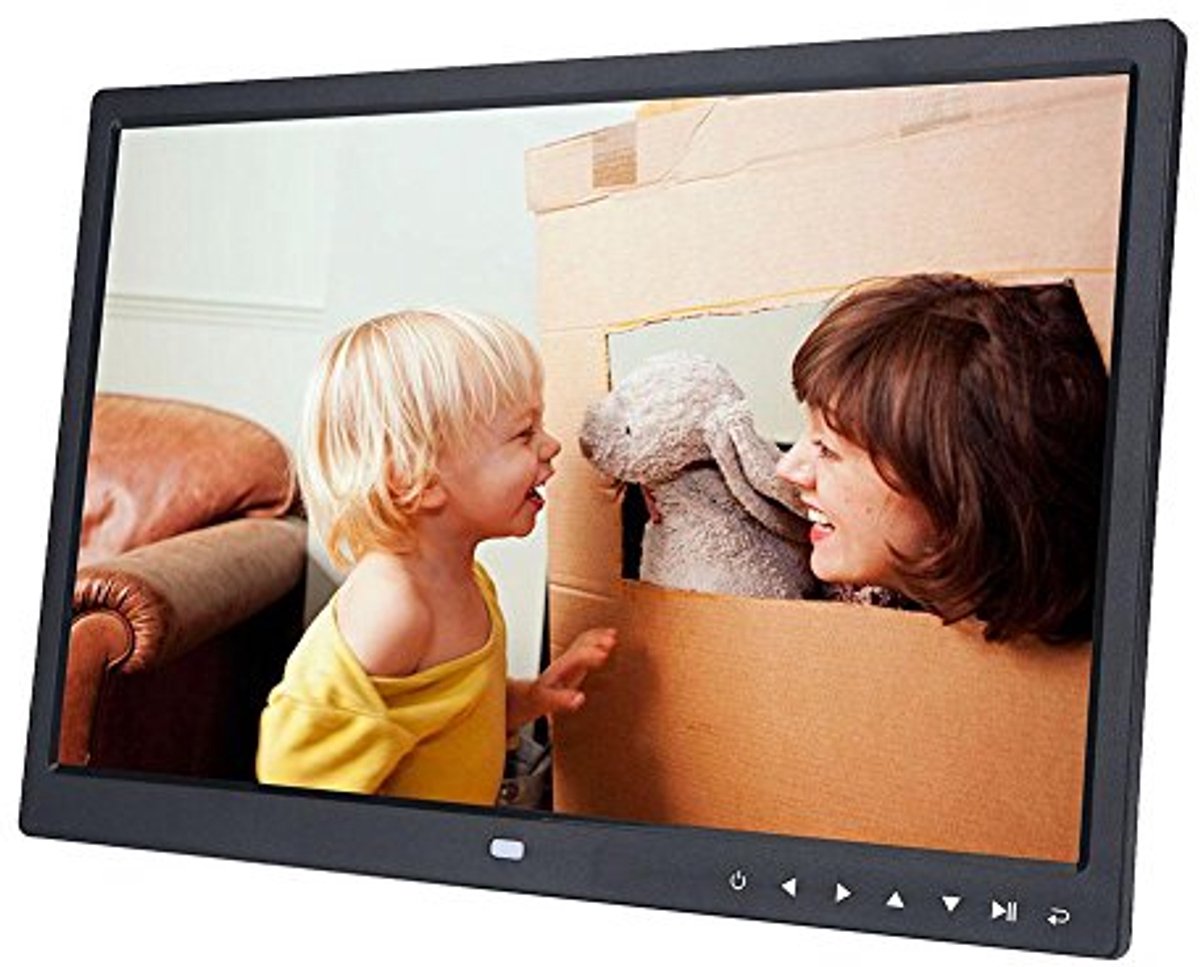 15 inch digitale fotolijst met touchscreen en multifunctionele functies