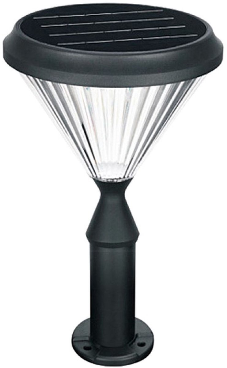 Iplux® - Paris - Solar Tuinverlichting - Warm wit - Staande lamp 50cm