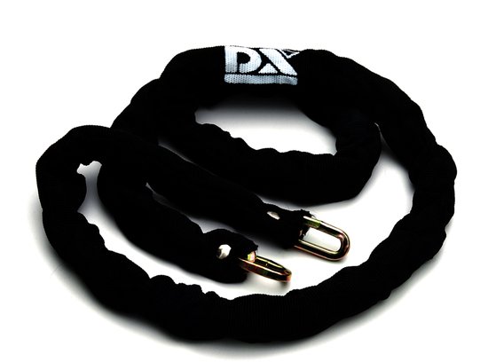 DX chaîne de sécurité 8mm 90cm couvercle Zwart
