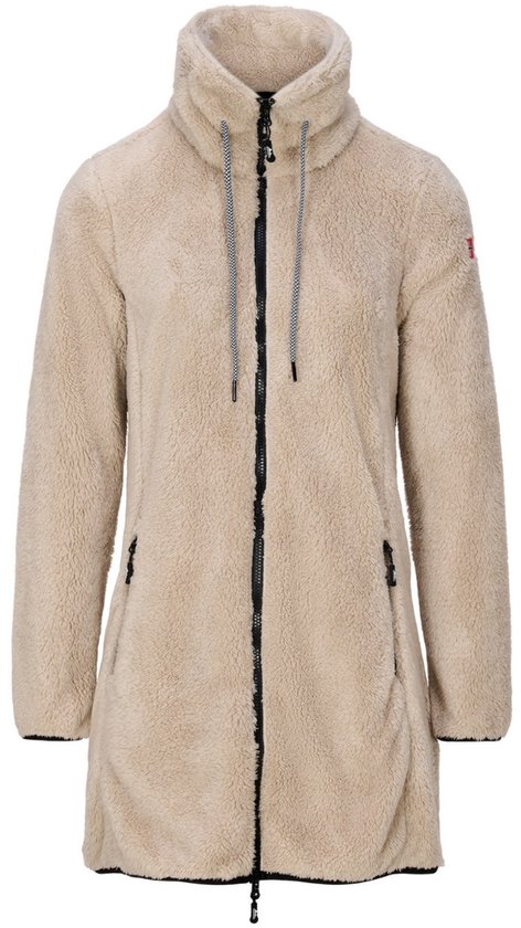 RITOSTA Teddy fleece vest dames lang fleece vest herfst winter damesvest warm mouwloos vest V-hals bontvest licht casual pluche vest knopen teddyjas met zakken, groen, S