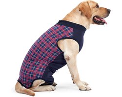 Kleding ter bescherming van het lichaam van honden, kleding voor herstel van huisdieren, shirts, kleding voor honden na een operatie (S)