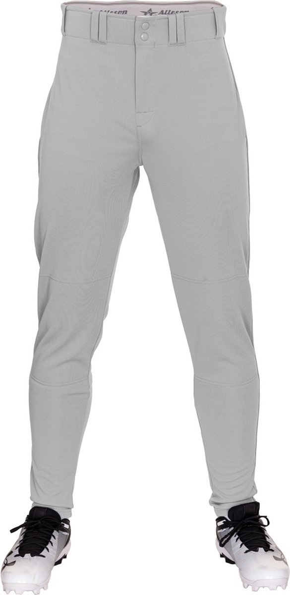 Alleson - MLB - Honkbal - Honkbalbroek - Crush - Tapered - Jeugd - Grijs - Jeugd XL