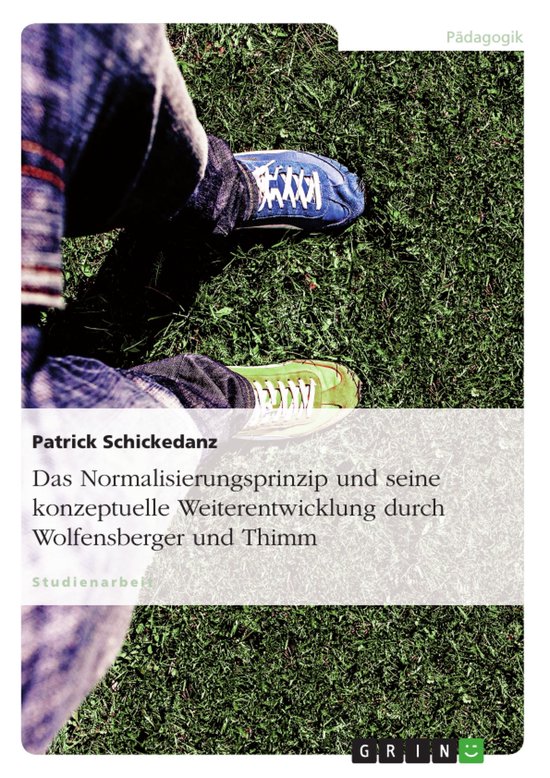 Das Normalisierungsprinzip und seine konzeptuelle Weiterentw ... - cover
