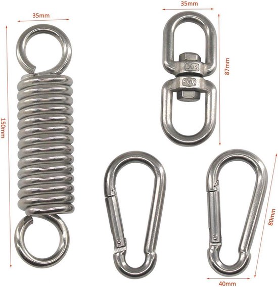 Monkey Swing Hängematte Ultraleicht inkl. Karabiner & Schwerlastgurten (bis 300 kg belastbar, 275 x 140 cm) – ideal für Camping, Outdoor, Trekking & als Reisehängematte (Blau