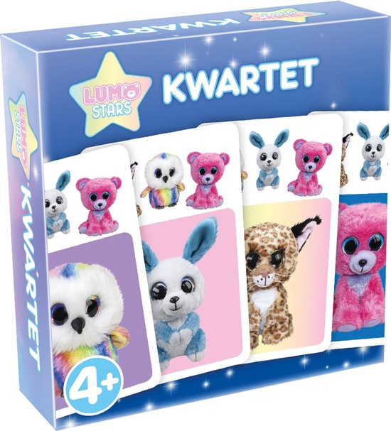 Tactic Lumo Stars Kwartet – Kaartspel – Kinderspel – Vanaf 4 jaar – 2-4 spelers
