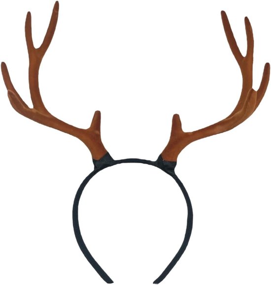 Serre-tête Bois De Renne Bandeaux De Noël Avec Bois De Renne Et Illustration De Dessin Animé