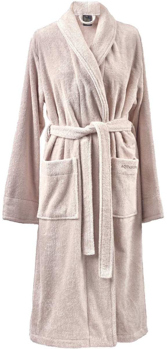 London Badjas Cameo | M | Beige / Roze | Katoen