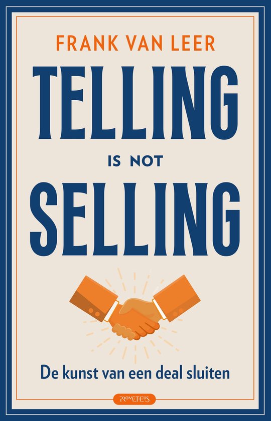 Telling is not selling - cover