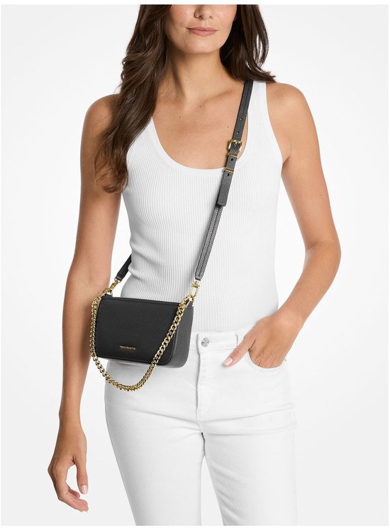 Michael Kors Petit sac bandoulière / sac à bandoulière pour femme - Cuir - Bryant - Zwart
