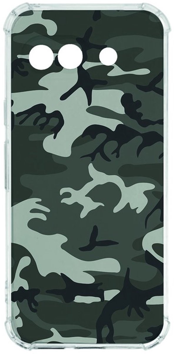 Google Pixel 9a Hoesje - Army Light TPU Antishock