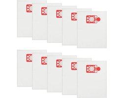 10 stuks geschikt voor Henry Hetty NVM-1CH - stofzuigerzakken - stofzuiger zakken - Zak voor stofzuiger
