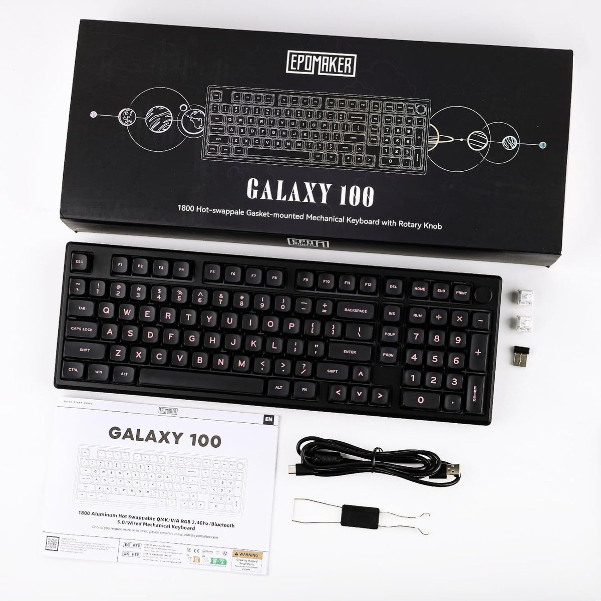 EPOMAKER Galaxy 100 Mechanisch Gaming Keyboard thumbnail 2
