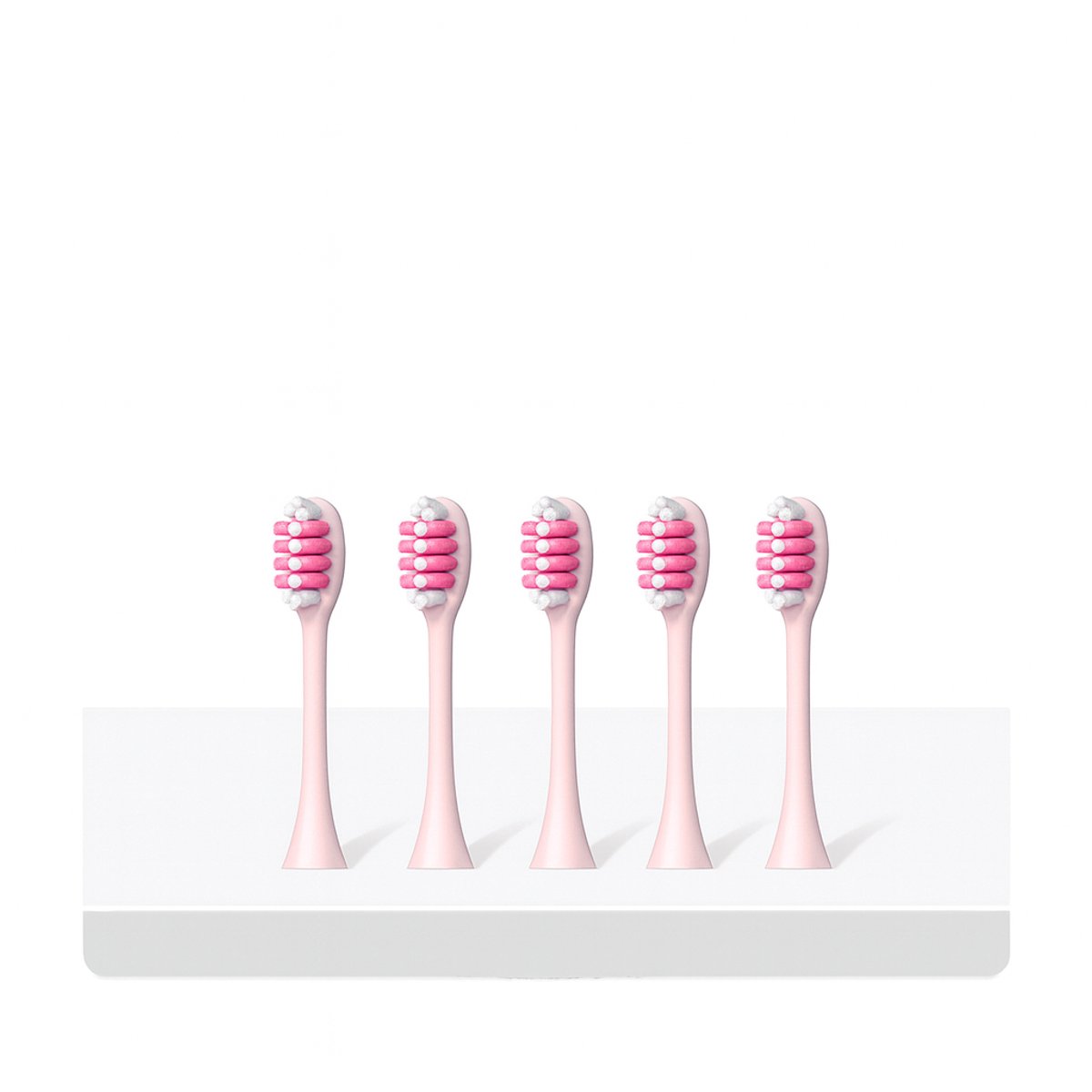 JT Products Opzetborstel Baby Tandenborstel - Roze Konijn - 4 Stuks