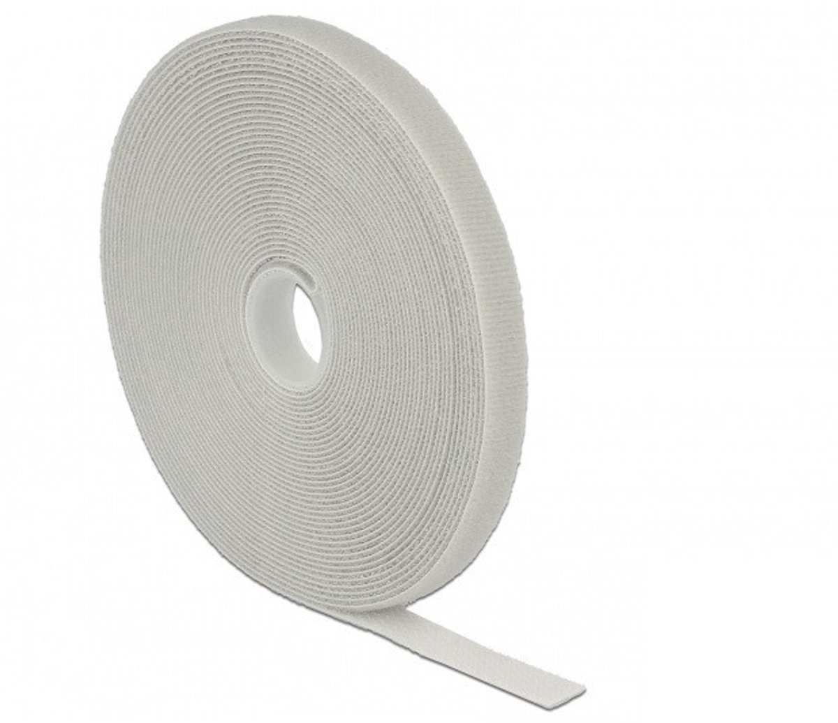 Klittenband rol 13mm / grijs (10 meter)