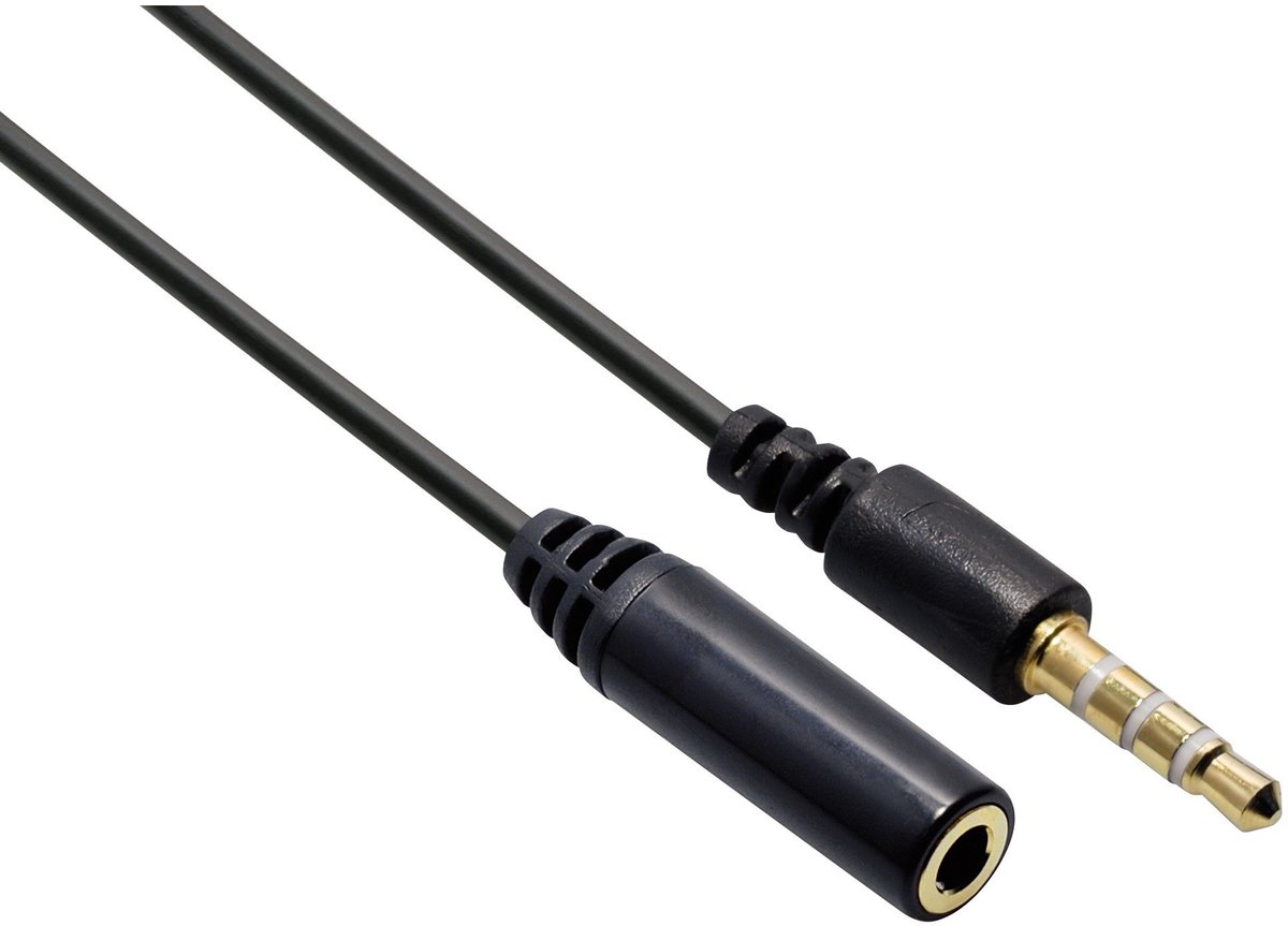 gembird 3,5mm Audio Crossover Adapterkabel, zwart