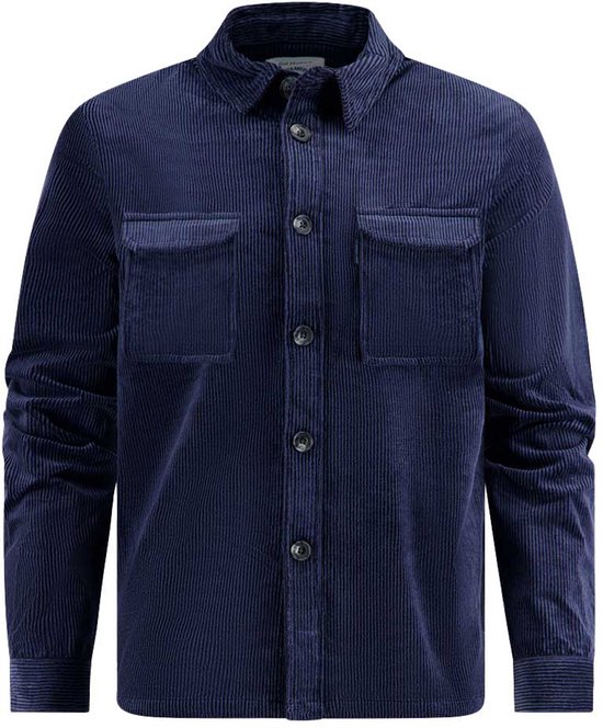 Meilicloth Corduroy overhemd voor heren, overhemd, lange mouwen, knoopsluiting, lange mouwen, regular fit, casual, Kaki, S