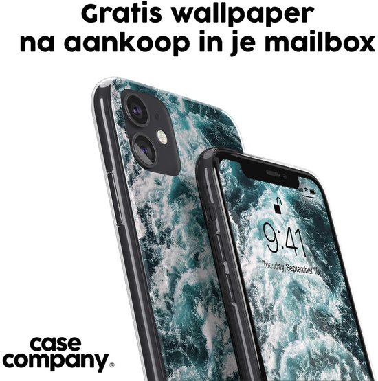 Étui Case Company® - Compatible avec Oppo Reno12 Pro - Motif vagues - Coque souple - Protection intégrale et protection des bords de l'écran