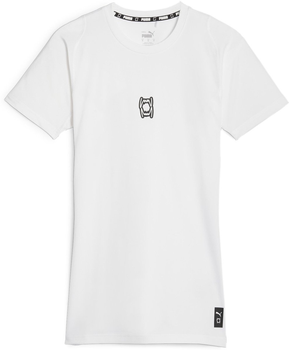 Puma Shirt Hoops Team SS Top Baselayer 676631 Puma -L Wit