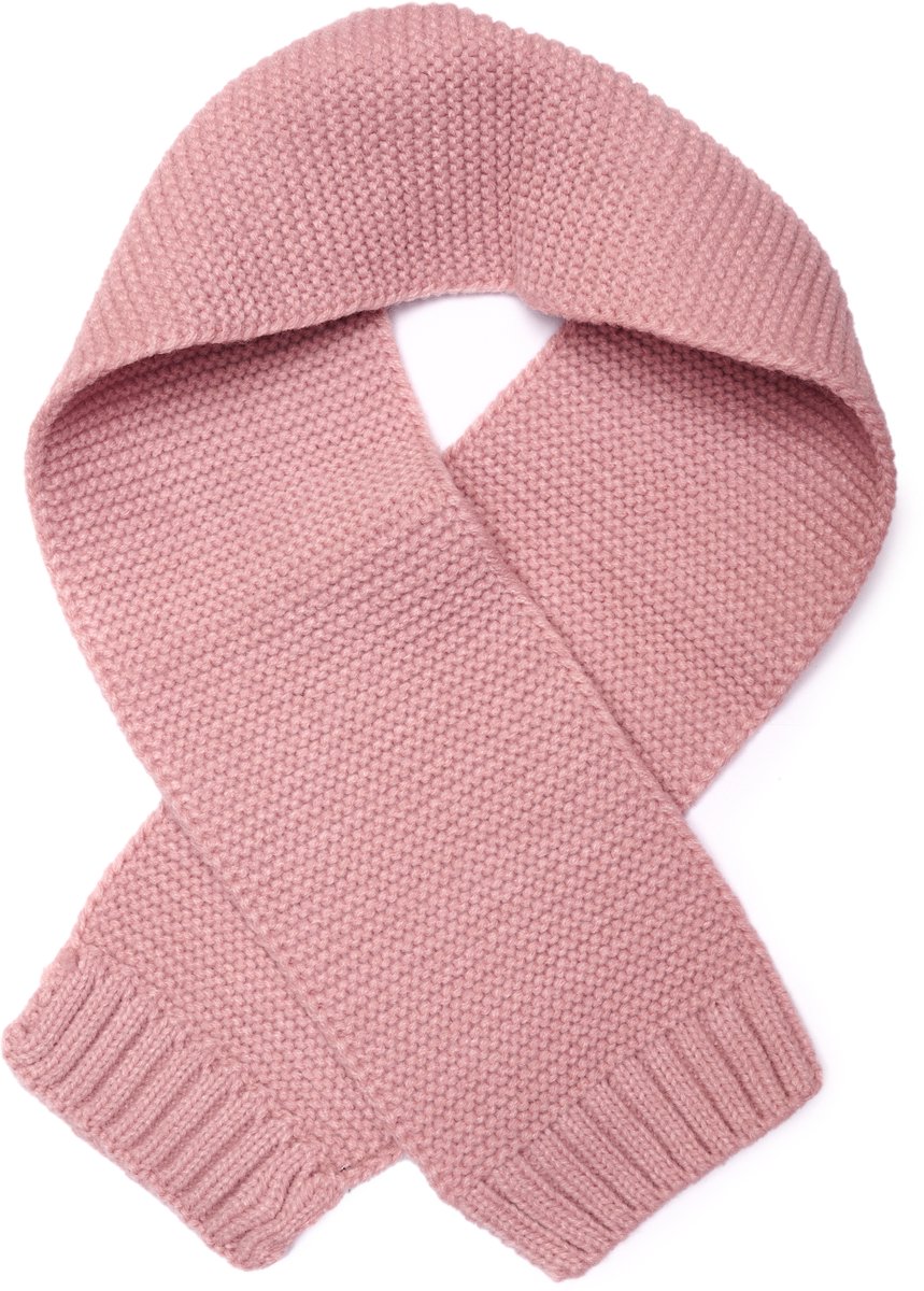 Sarlini Baby Sjaal Knit 6-12 mnd Roze - Unisex Zacht en Warm