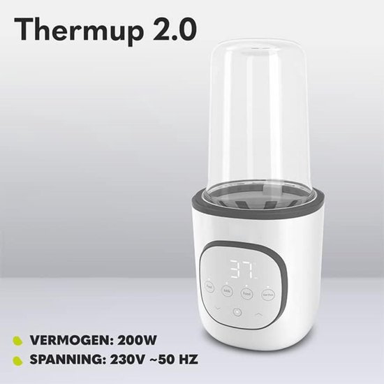 mavoa® flessenwarmer onderweg - flessenwarmer draadloos - Wit van mavoa — afbeelding 3