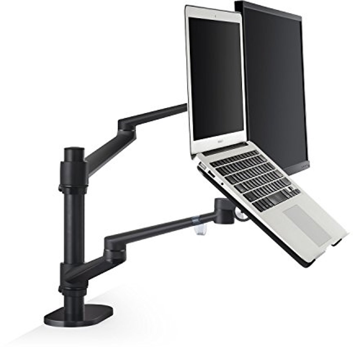 Verstelbare universele monitor en laptop standaard voor bureaus