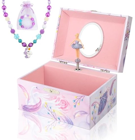 Lutèce Créations musical jewelry box with dancing ballerina