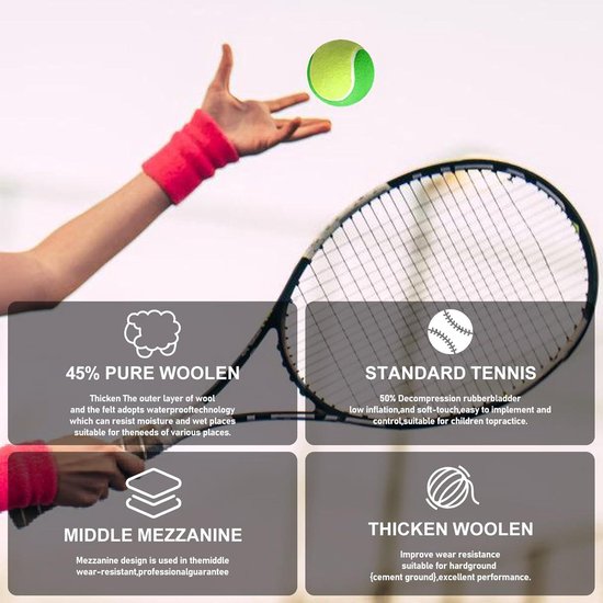 Quick Tennisballen Stage 1 - 60 Stuks | Q Tennis | Q Tennis Quick Tennisballen Stage 1 - 60 Stuks | Q Tennis | Q Tennis