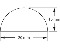 Siliconen elastomeer demper set van 4 - Universele absorptievoeten voor hifi-apparaten en luidsprekers