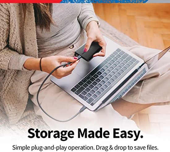 Draagbare 4TB Externe Harde Schijf - USB 3.0 Opberglijf voor PC — afbeelding 2