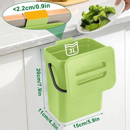 4gardenz Premium Containerombouw 1 Bak - Kliko Ombouw - Antraciet/houtlook