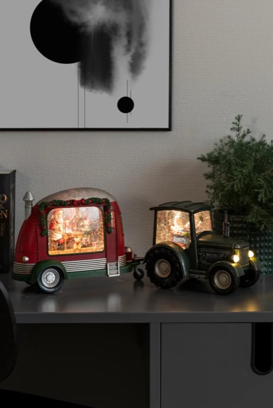 Led-telefooncel Met Kerstman Aanbieding bij Hornbach
