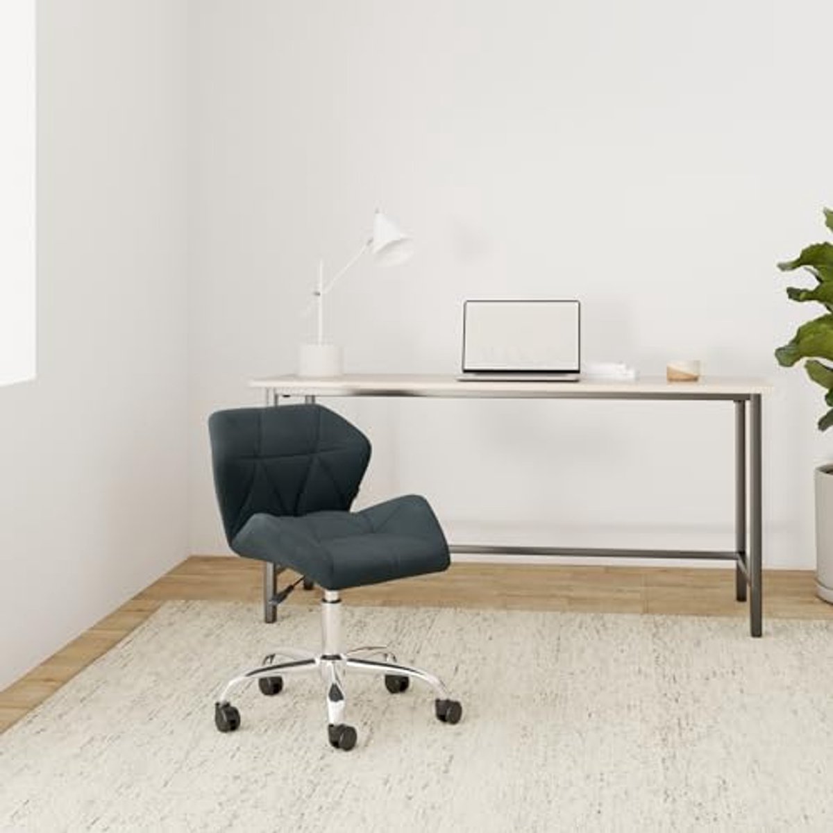 Moderne Padded Swivel Bureaustoel - Verstelbaar, Comfortabel en Stijlvol