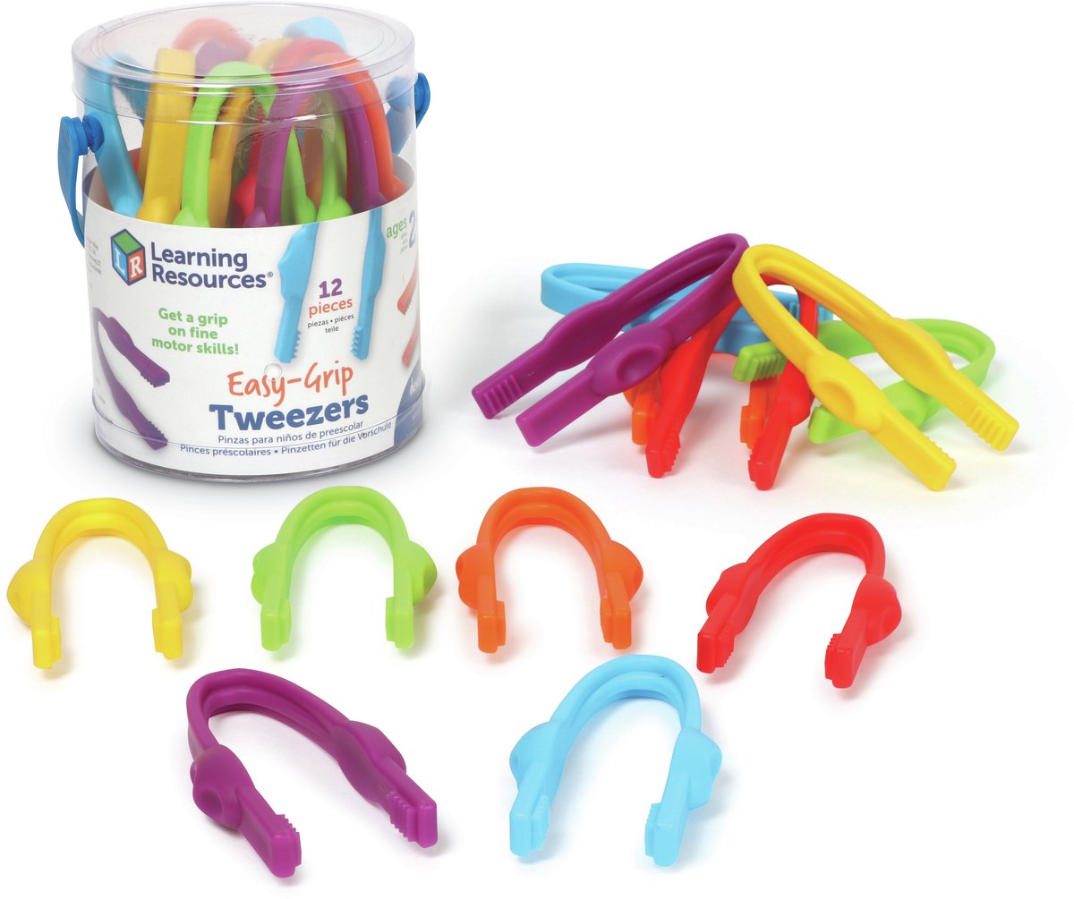 Learning Resources Easy-Grip Tweezers - 3+