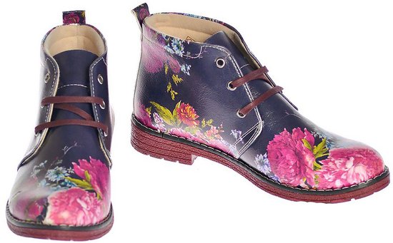 Bottes pour femmes GOBY Flowers – Handgemaakt – Qualité Premium – Taille 41