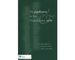 Omslag van De psychiatrie in het Nederlandse recht