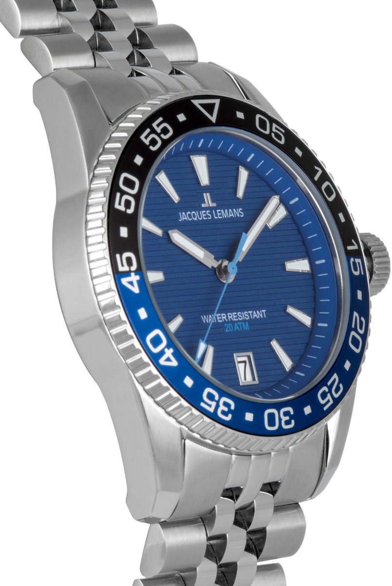 Datum horloge Liverpool Diver Blue