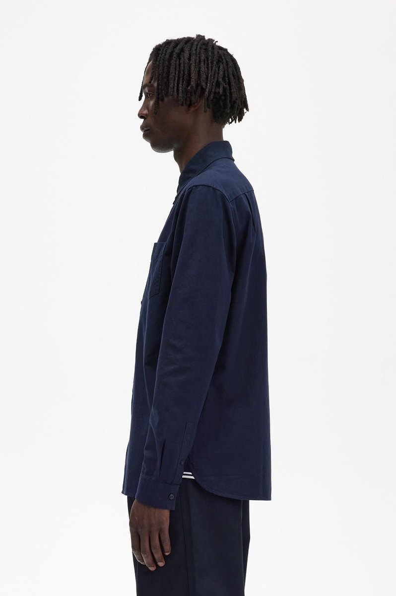 Fred Perry Oxford Shirt Blauw