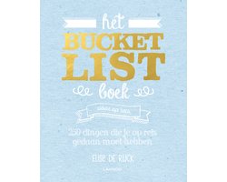 Het Bucketlist boek voor op reis
