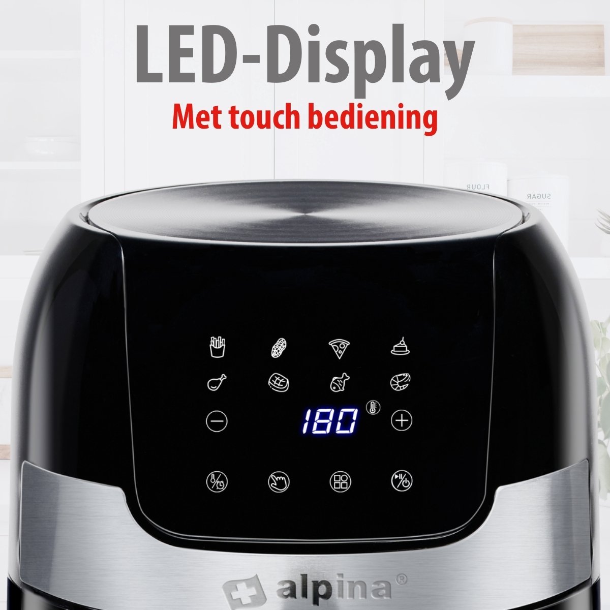 A.I.&E. Airfryer met Dubbele Lade 3.5L - afbeelding 3