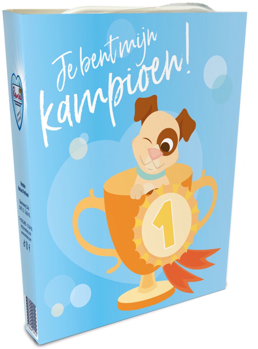 Renske Woef Gift Je Bent Mijn Kampioen - 10 x - Voordeelverpakking