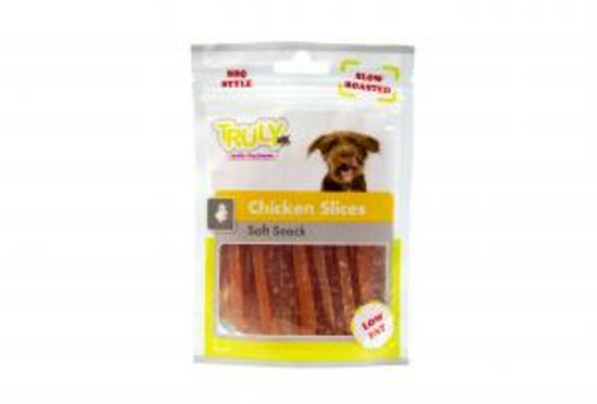 Truly Hondensnack Dog Slices Soft Chicken - 15 x 90 gr - Voordeelverpakking