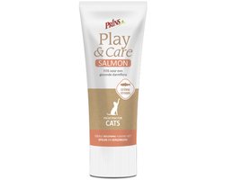 6x Prins Play & Care Kattensnacks Zalm 75 gr
