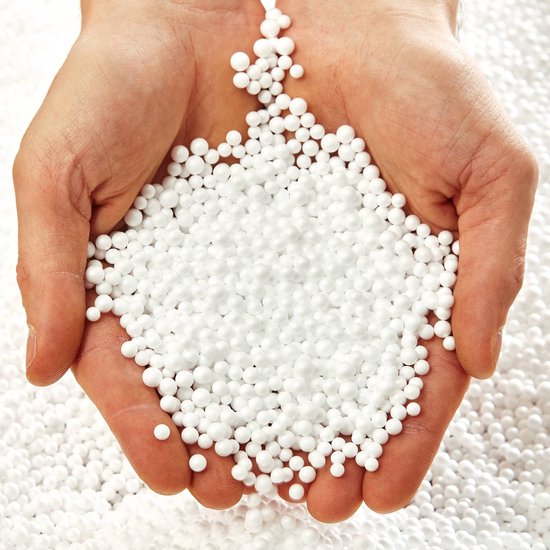 Green Bean® hoogwaardige EPS-korrels gemaakt in Duitsland voor zitzakvulling 1 liter - navulverpakking voor voedingskussens, hoofdkussens en kussens