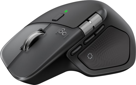 Logitech MX Master 4 - Draadloze Muis - Rechtshandig - Voor Mac - Space Black