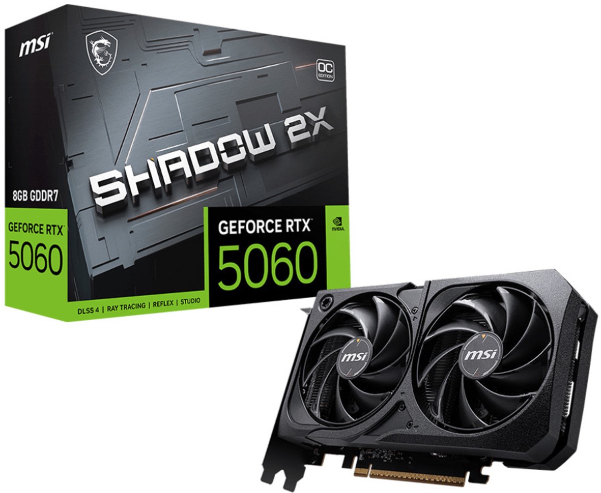 MSI GeForce RTX 5060 8G SHADOW 2X OC NVIDIA 8 GB GDDR7
