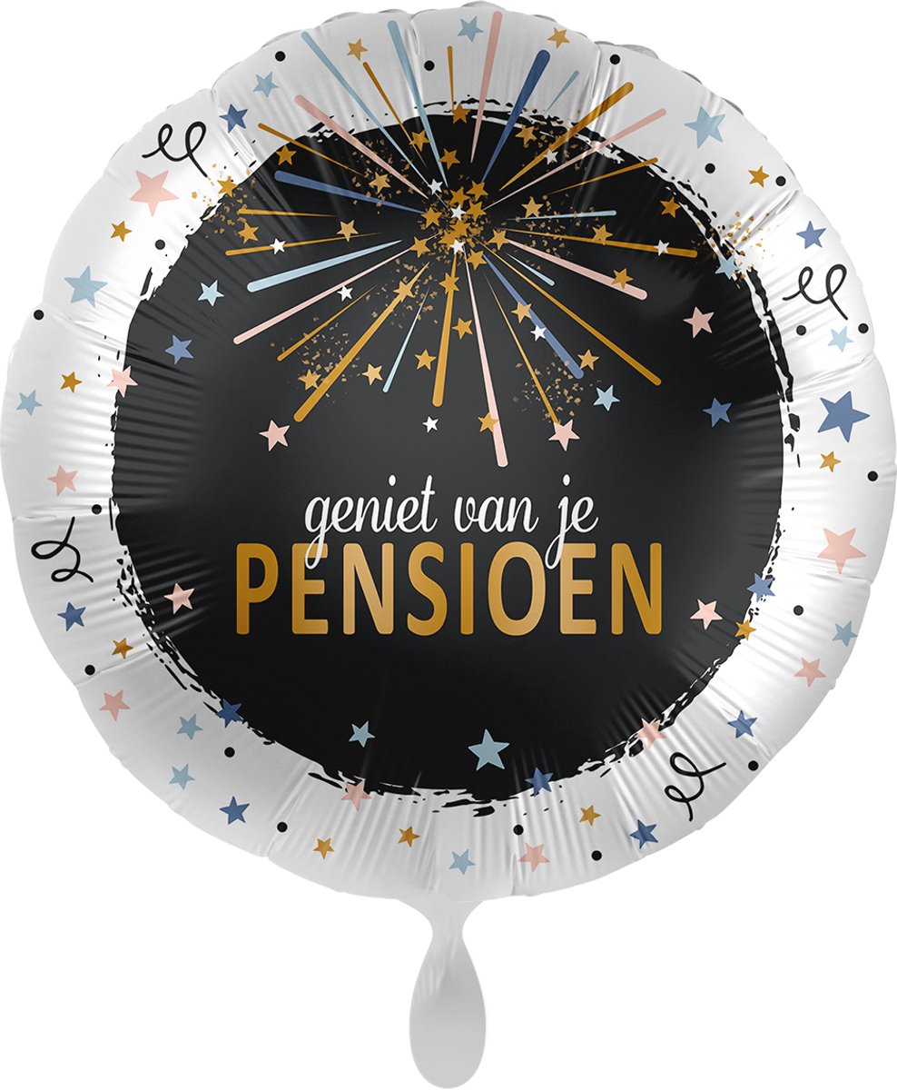 Folieballon Pensioen - felicitatie
